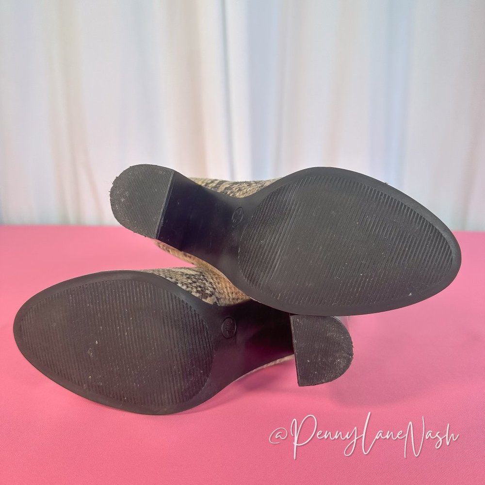 Target Snake Print Ankle Bootie Size 7.5 - image 5